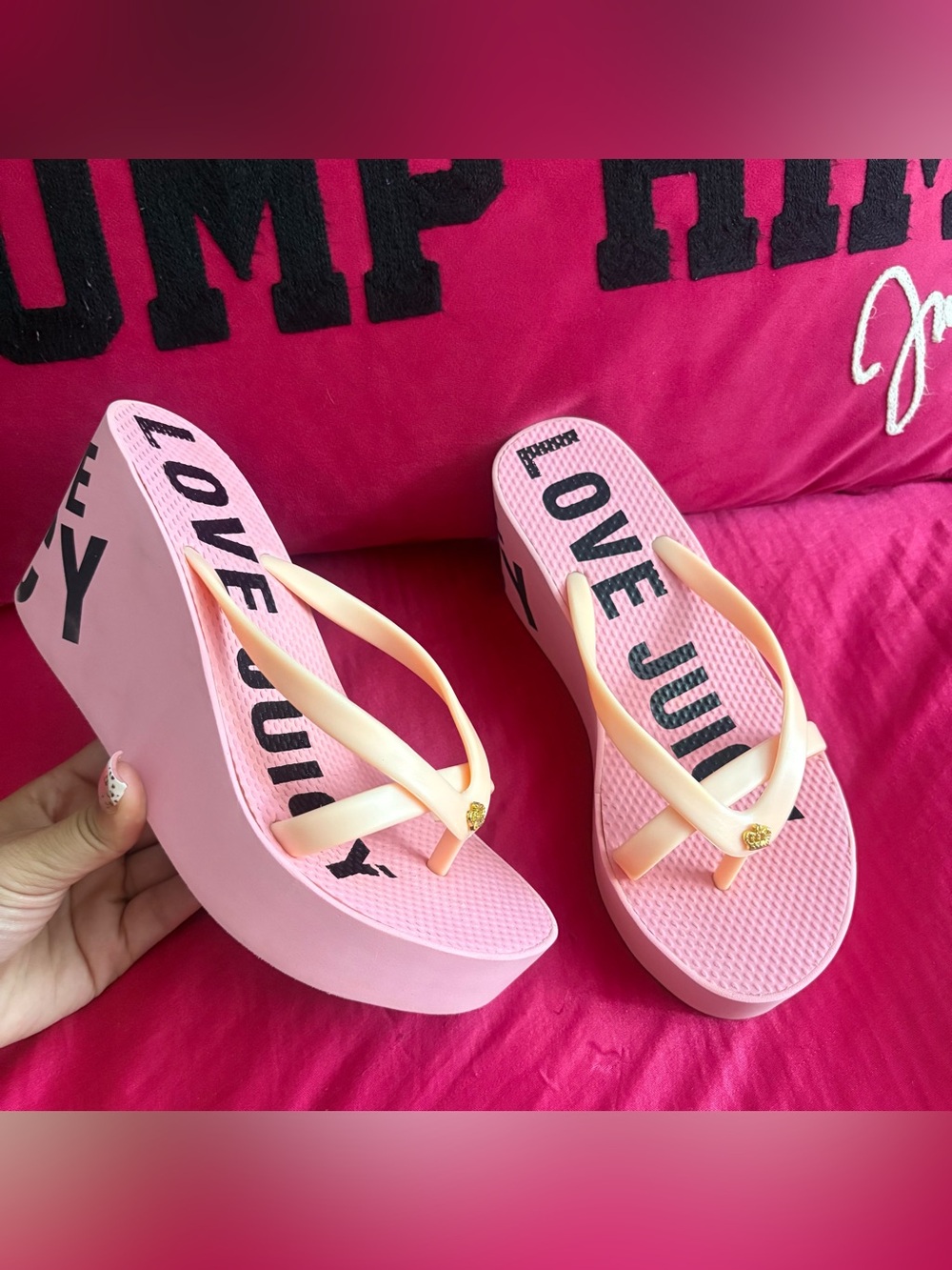 Y2K Juicy Couture Wedges